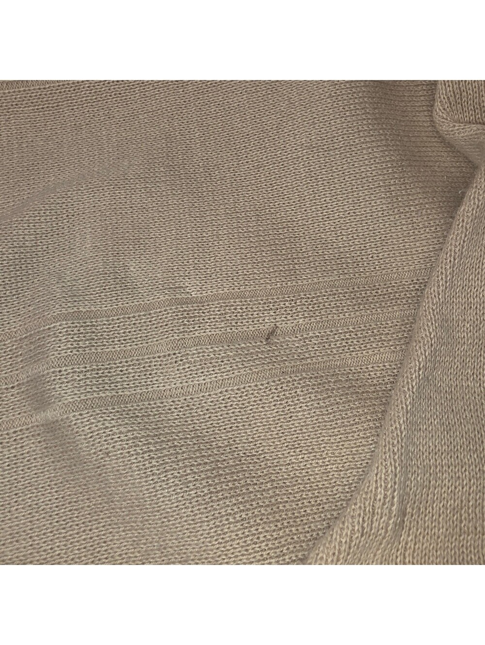 Alex Cannon Men's Quarter Zip Cable Knit Sweater Beige with Elbow Patches size L - Picture 11 of 13